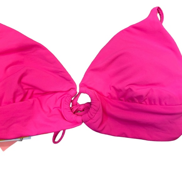 NWT Maaji Dragon Fruit Shine Long Line triangle bikini top - Picture 2 of 3